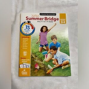 Summer Bridge Activities 3rd to 4th Grade Workbook, Math, Reading Comprehension,